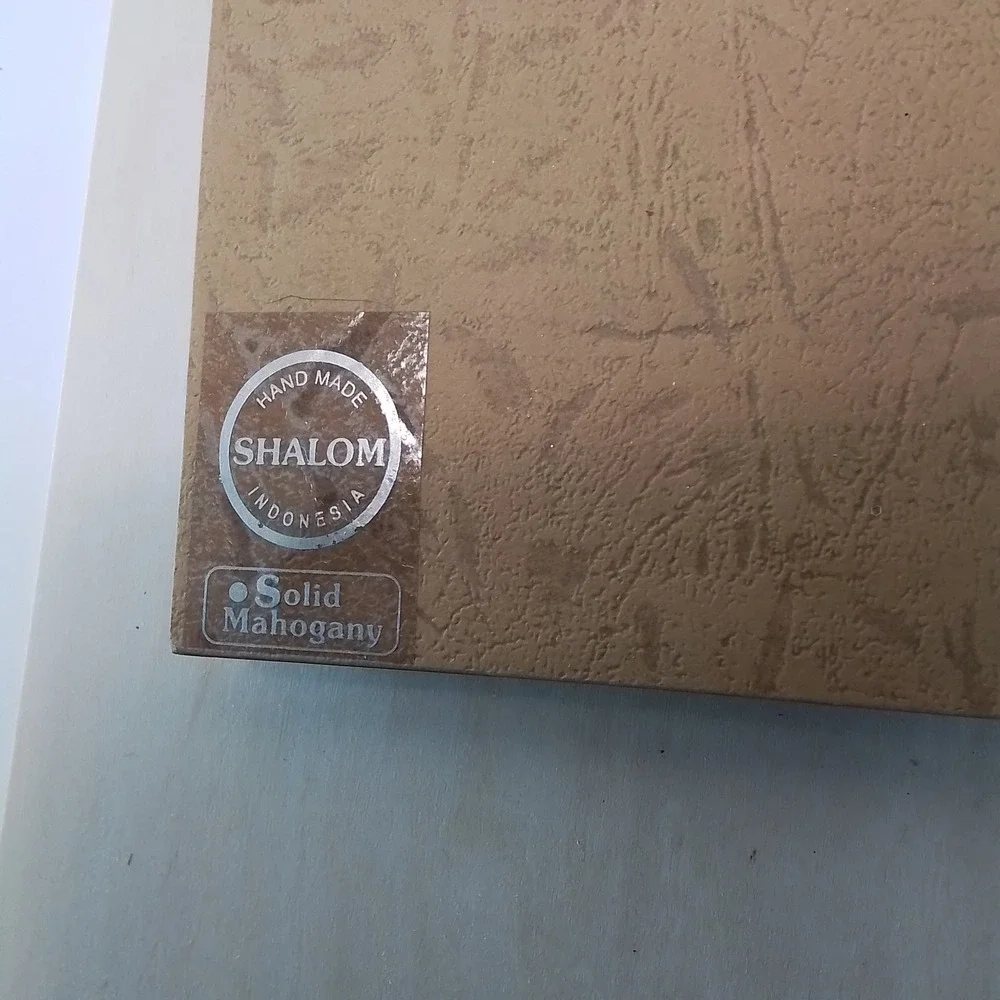Shalom Indonesia Hand Carved Solid Mahogany Wood Lord is My Shepherd‎ Wall Art